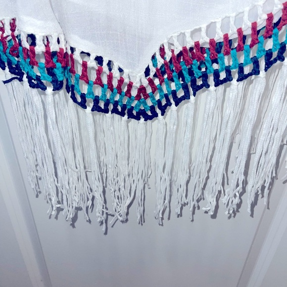 NWT India Boutique Crochet Embellished Dress/Cover-Up. One Size Fits Most. R34 - Picture 6 of 7